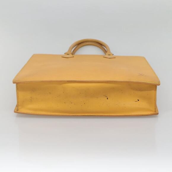 LOUIS VUITTON Epi Sac Plat Hand Bag Yellow M52079 - Picture 9 of 16